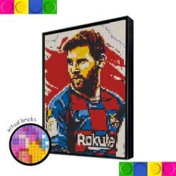 Lionel Messi 17 - 51.2 x 76.8cm